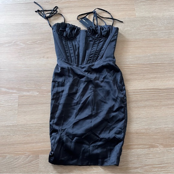 Fashion Nova Dresses & Skirts - Fashion Nova NWT black corset mini dress